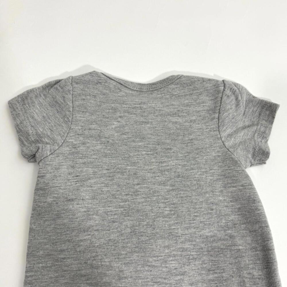 Disney Baby by Okie Dokie Baby Girls Size 6M Minnie Mouse Bodysuit Gray Pink - Picture 7 of 8